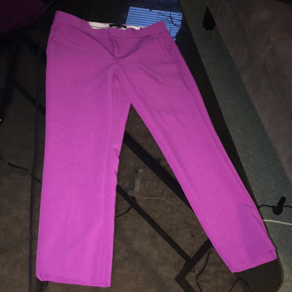 Purple pants banana republic